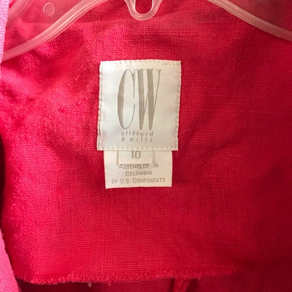 Vintage clifford willis hot pink blazer - Picture 5 of 7